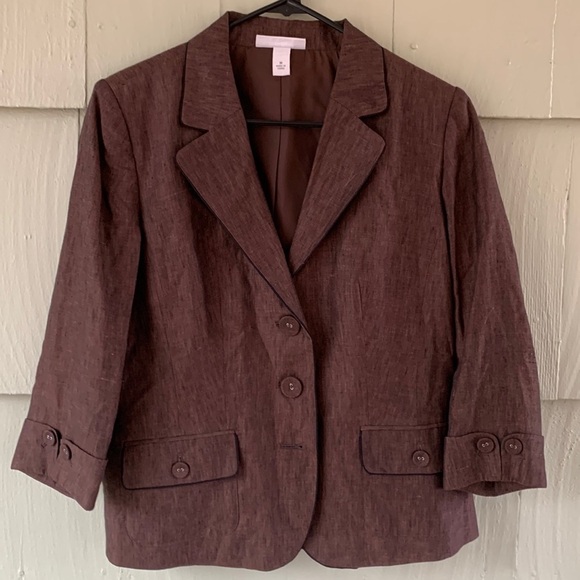 Dressbarn Brown Jacket - Picture 1 of 6